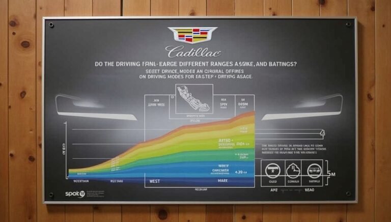do the driving modes in cadillac lyriq offer different ranges or battery usages